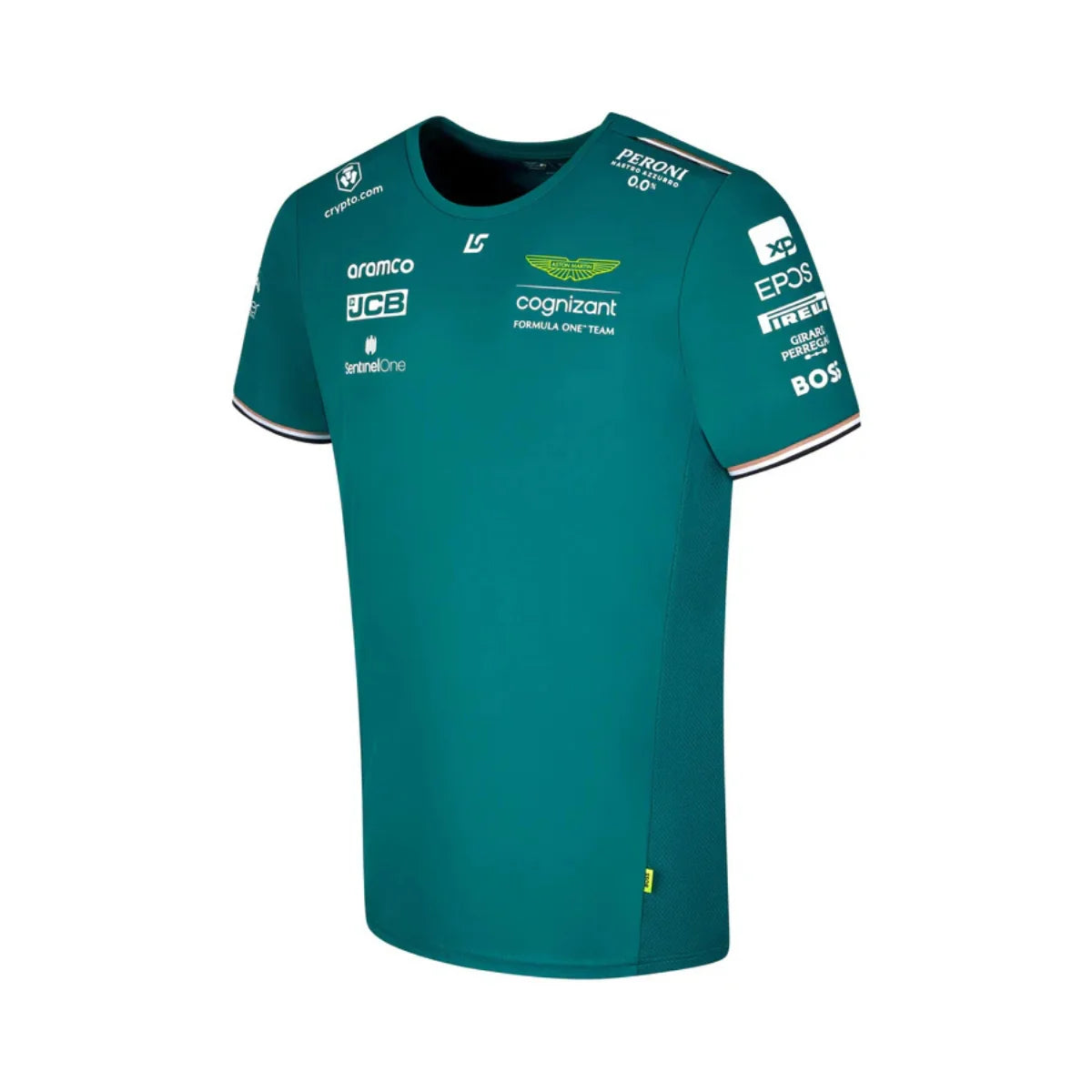 Aston Martin F1 Team Driver Lance Stroll T-Shirt Men's Green 2023-RP Teamwear