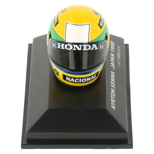1:8 Scale Model | Ayrton Senna 3D Helmet 1988
