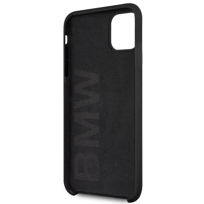 BMW iPhone 11 Pro Max Hard Case - Black Silicone