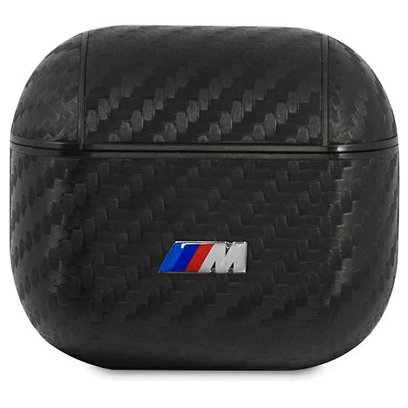 BMW M AirPods 3 Case - PU Carbon with Metal Logo - Black