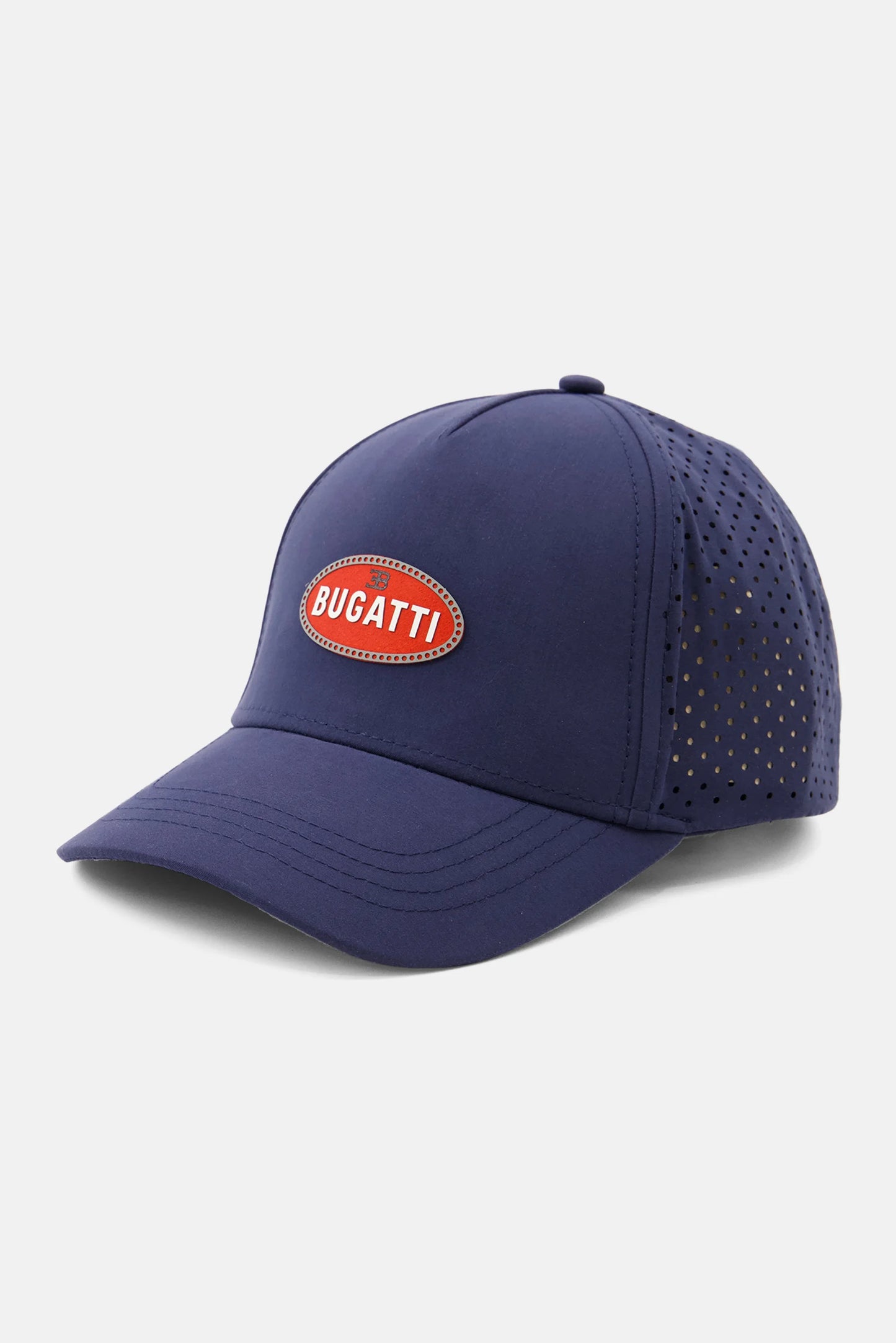 Bugatti Cap Men's Blue Suede