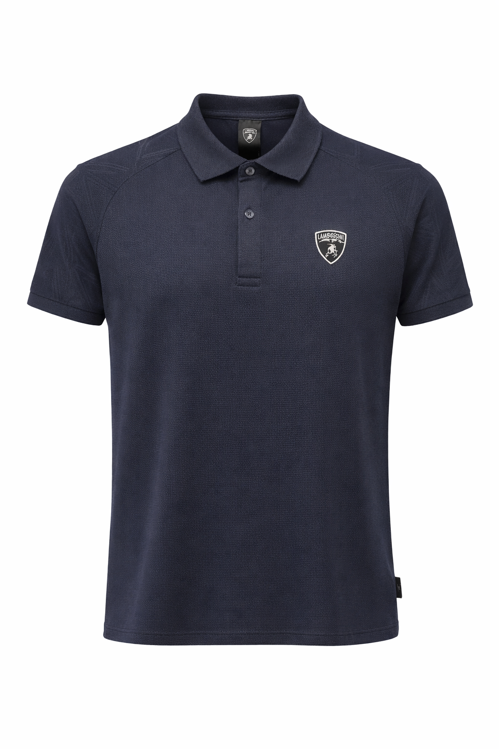 Lamborghini Men's Small Logo Polo Black-Fanwear