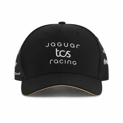Jaguar Formula E Men's Cap Black Stripe Gold 2025-RP Teamwear