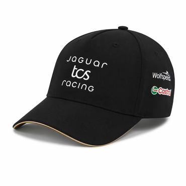 Jaguar Formula E Men's Cap Black Stripe Gold 2025-RP Teamwear