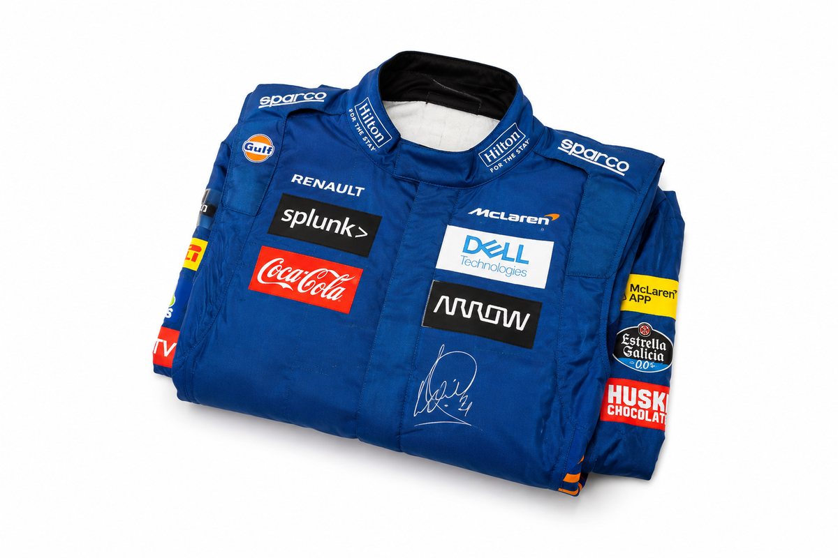 Mclaren Lando Norris Signed Suit 2020