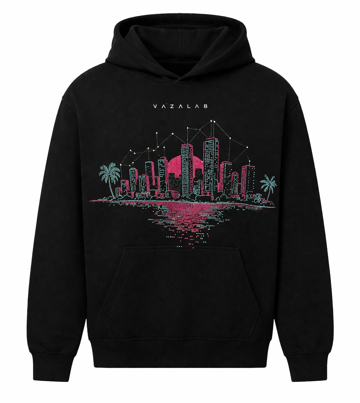 Vazalab Special Edition Miami Black Hoodie 2026 - Fanwear