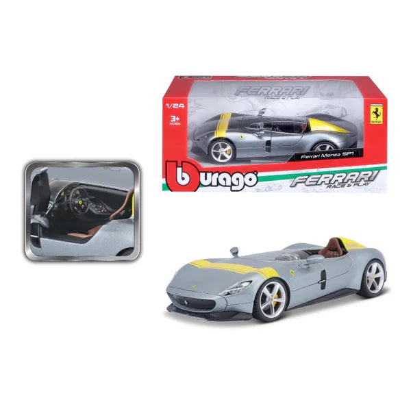 1:24 Scale Model | Ferrari Monza Grey