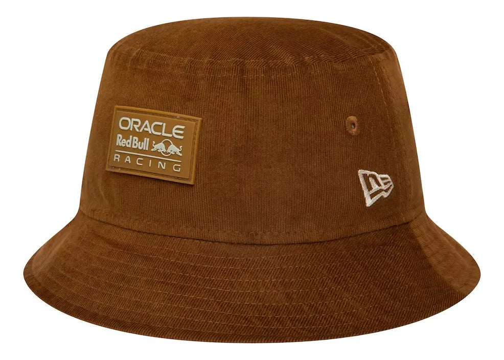 Red Bull Racing Cord Bucket Hat Brown 2023-Fanwear