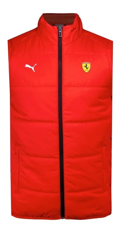 Scuderia Ferrari Men's Gilet Dark Cherry 2025-Fanwear
