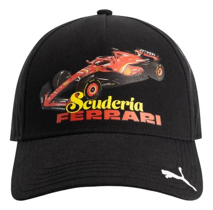 Scuderia Ferrari Graphic Car Black Cap 2025-Fanwear