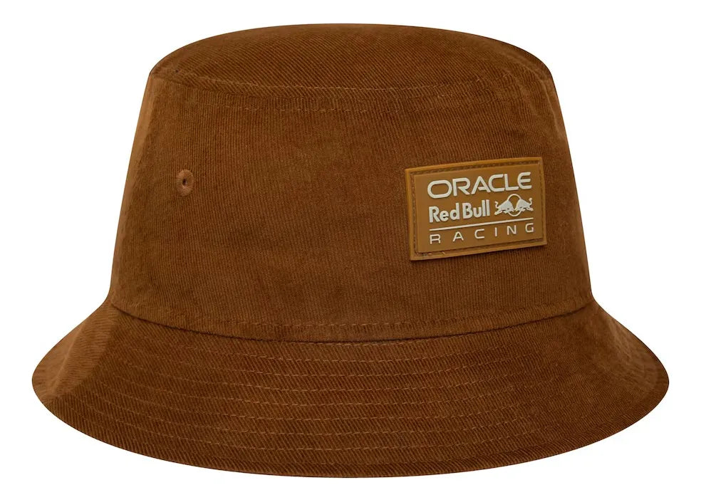 Red Bull Racing Cord Bucket Hat Brown 2023-Fanwear