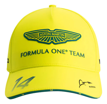 Aston Martin F1 Fernando Alonso Team Cap Lime 2024-RP Teamwear