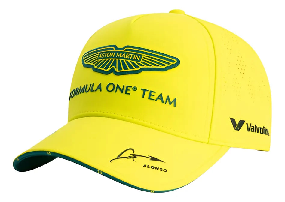 Aston Martin F1 Fernando Alonso Team Cap Lime 2024-RP Teamwear