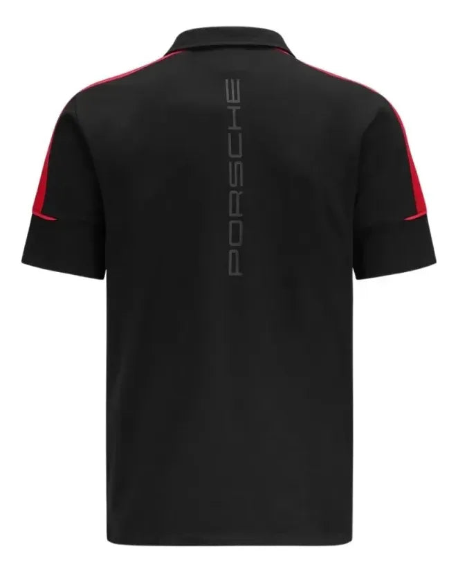 Porsche Men's Polo Black 2025-Fanwear