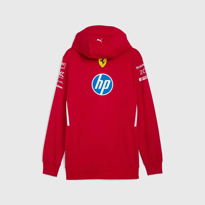 Scuderia Ferrari Kids Team Hoodie Dark Cherry 2025-RP Teamwear