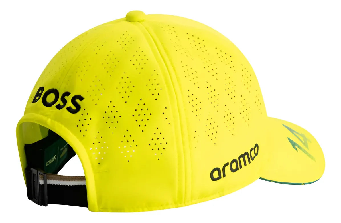 Aston Martin F1 Fernando Alonso Team Cap Lime 2024-RP Teamwear