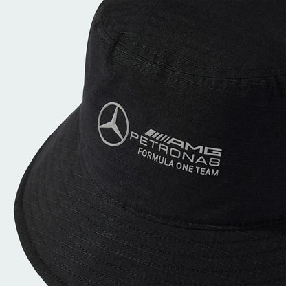 Mercedes Bucket Hat Black 2025-Fanwear