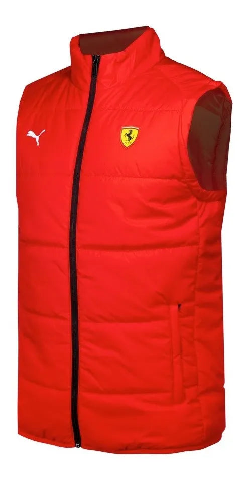 Scuderia Ferrari Men's Gilet Dark Cherry 2025-Fanwear