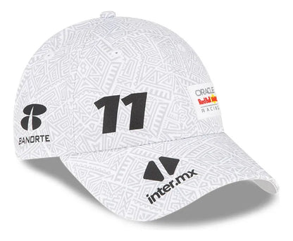 Red Bull Racing Special Edition Mexico Sergio Perez 9Forty White Gray Cap 2023-RP Teamwear