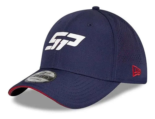 Sergio Perez White Logo Blue Red Cap 2020
