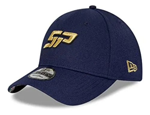 Sergio Perez Yellow Embroidered Logo Blue Navy Cap 2020