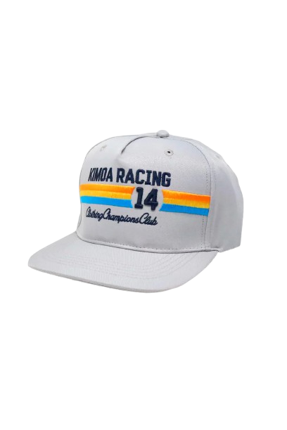 Kimoa Men's Racing 14 Flat Brim Cap Beige-Fanwear