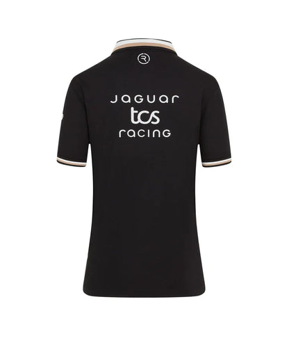 Jaguar Formula E Men's Sleeve Polo Shirt Black 2025-RP Teamwear