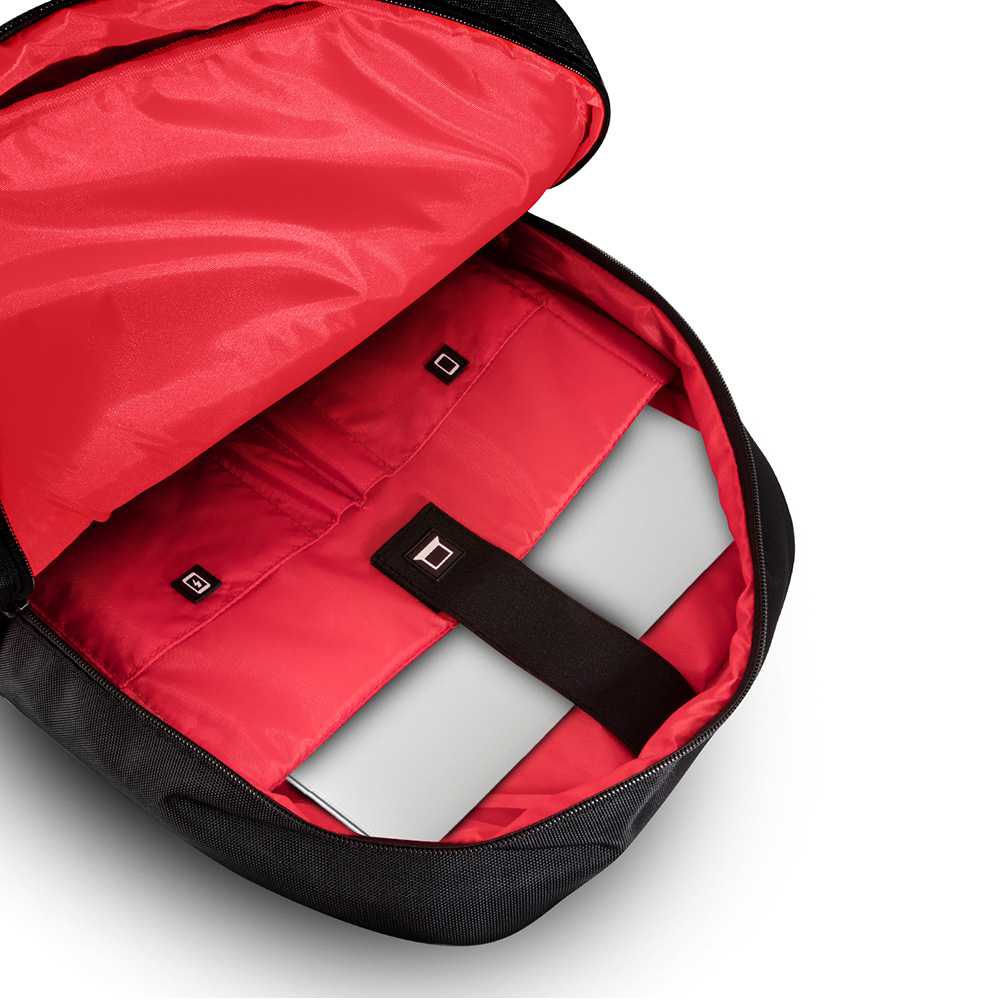 Scuderia Ferrari Nylon CGM Carbon Finish Black Backpack