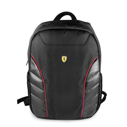Scuderia Ferrari Nylon CGM Carbon Finish Black Backpack