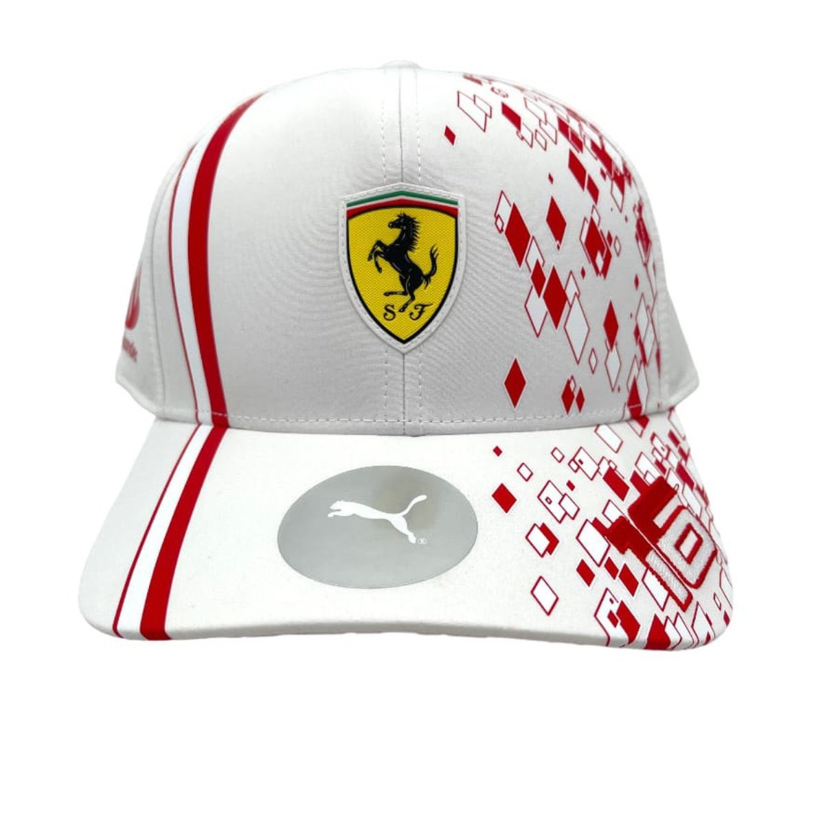 Scuderia Ferrari Kids Special Edition Monaco Charles Leclerc Cap White 2023-RP Teamwear
