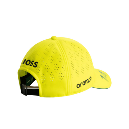 Aston Martin F1 Fernando Alonso Team Lime Cap 2025-RP Teamwear