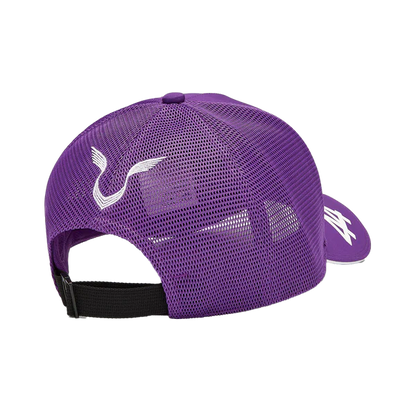 Mercedes-AMG Petronas Formula 1 Team Kids Lewis Hamilton Driver Baseball Cap Purple 2024-RP Teamwear