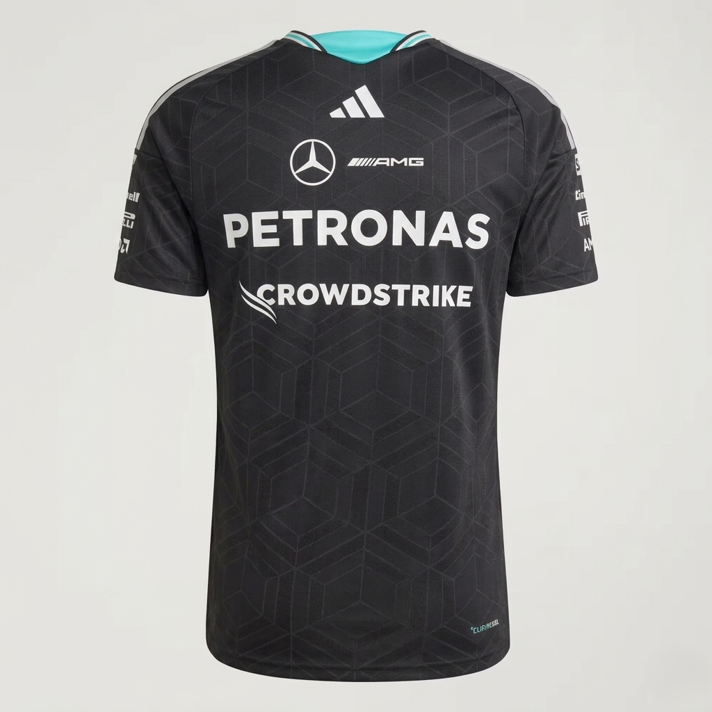 Mercedes-AMG Petronas Formula 1 Team Men's Driver Jersey Authentic Black 2026 - RP Teamwear