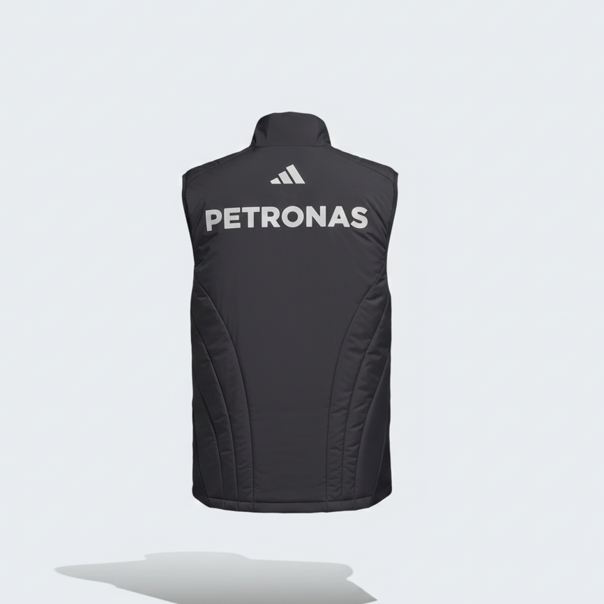 Mercedes Men's Team Mechanic Gilet Black 2025-RP Teamwear