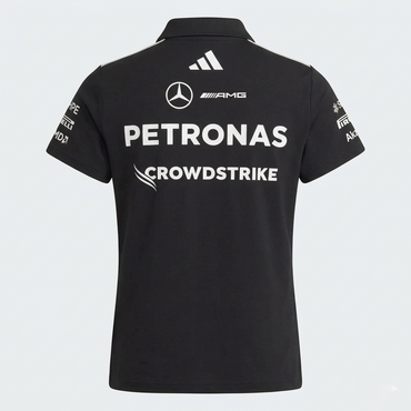 Mercedes-AMG Petronas Formula 1 Team Men's Polo Shirt Black/White 2026 - RP Teamwear