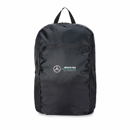 Mercedes-AMG Petronas Packable Black Backpack 2020 - Fanwear
