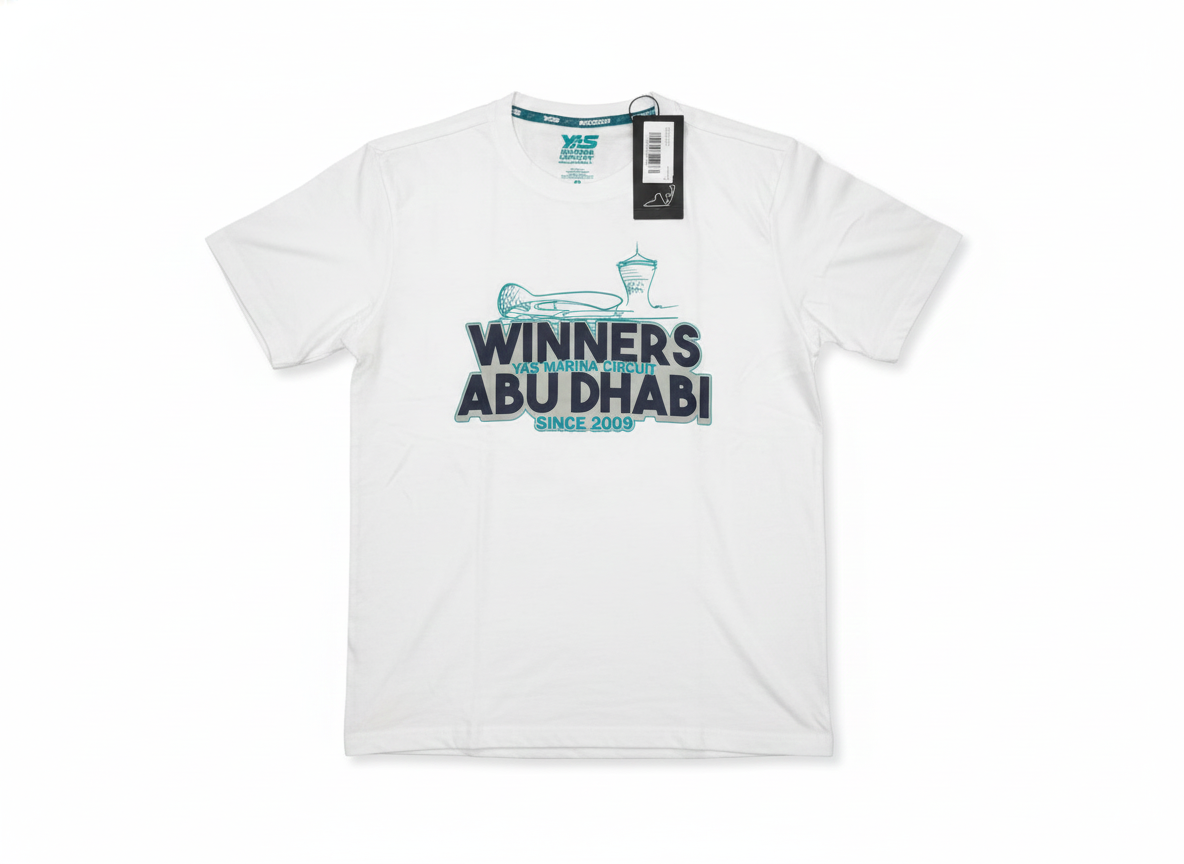F1 Men's Special Edition Yas Marina Winners T-Shirt White 2025-Fanwear