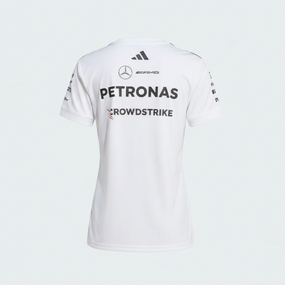 Mercedes Women's Team Driver Jersey White 2025-RP Teamwear