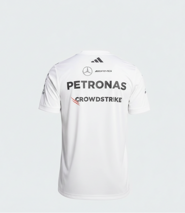 Mercedes Men's Team Driver Jersey White 2025-RP Teamwear