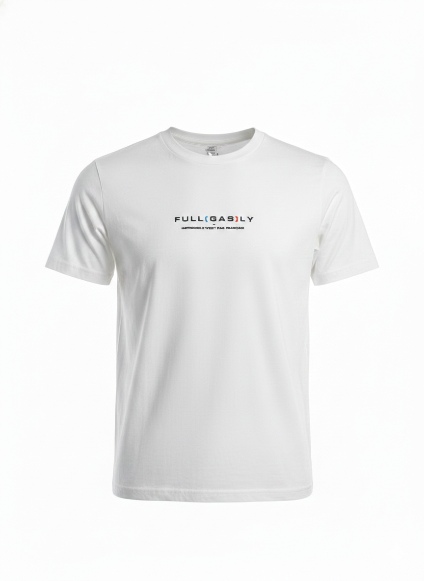 Apline Kids Pierre Gasly T-Shirt White 2023 - Fanwear