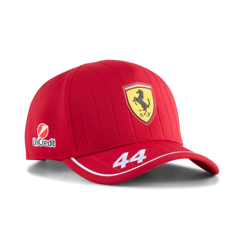 Scuderia Ferrari Kids Lewis Hamilton Dark Cherry Cap 2025-RP Teamwear
