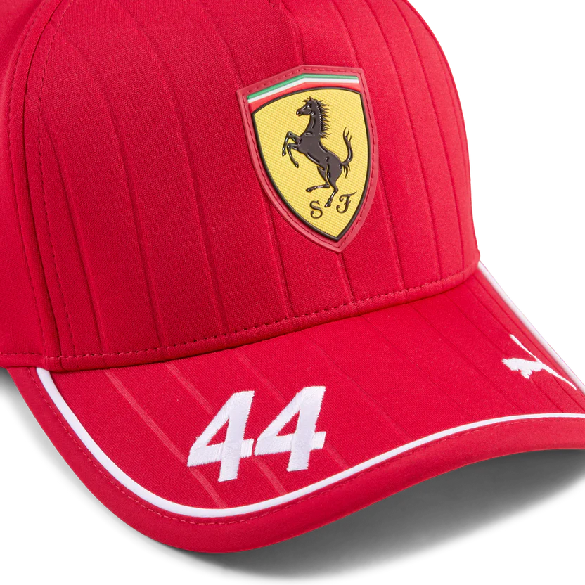 Scuderia Ferrari Kids Lewis Hamilton Dark Cherry Cap 2025-RP Teamwear