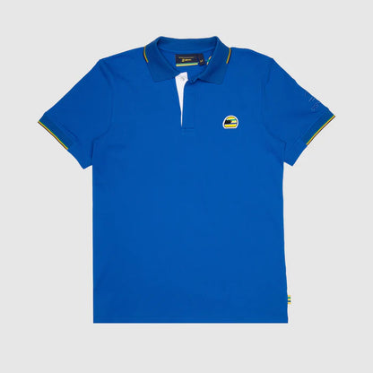 Ayrton Senna Men's Helmet Polo Blue 2026 - Fanwear