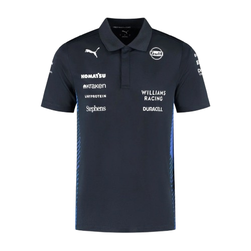 Williams Men's Team Polo Navy 2025-RP Teamwear