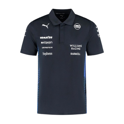 Williams Men's Team Polo Navy 2025-RP Teamwear
