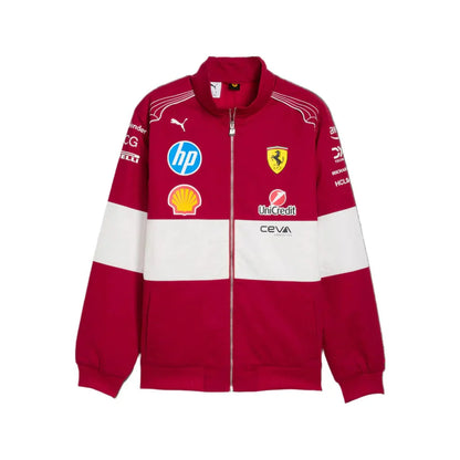 Scuderia Ferrari Men's Team Vintage Jacket Dark Cherry 2025-RP Teamwear