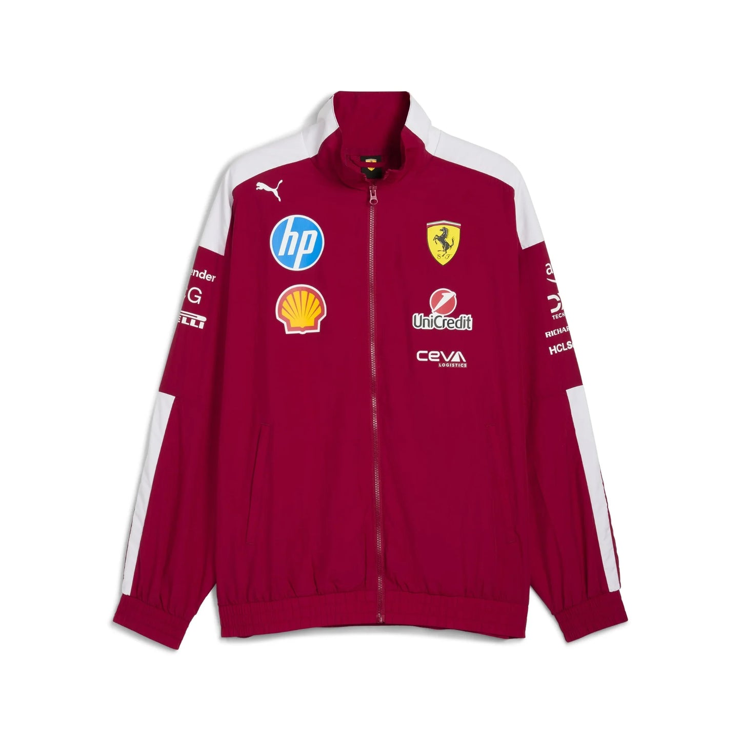 Scuderia Ferrari Men's Driver T7 Oversized Jacket Dark Cherry 2025-RP Teamwear