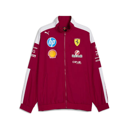 Scuderia Ferrari Men's Driver T7 Oversized Jacket Dark Cherry 2025-RP Teamwear