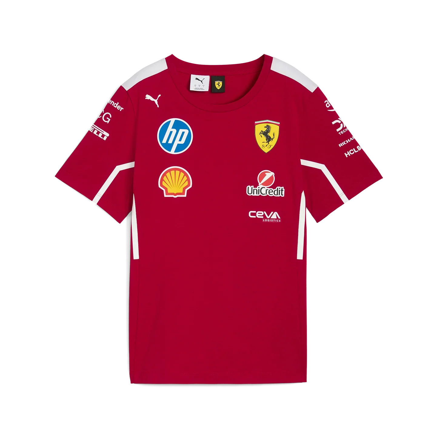 Scuderia Ferrari Kids Team T-Shirt Dark Cherry 2025-RP Teamwear
