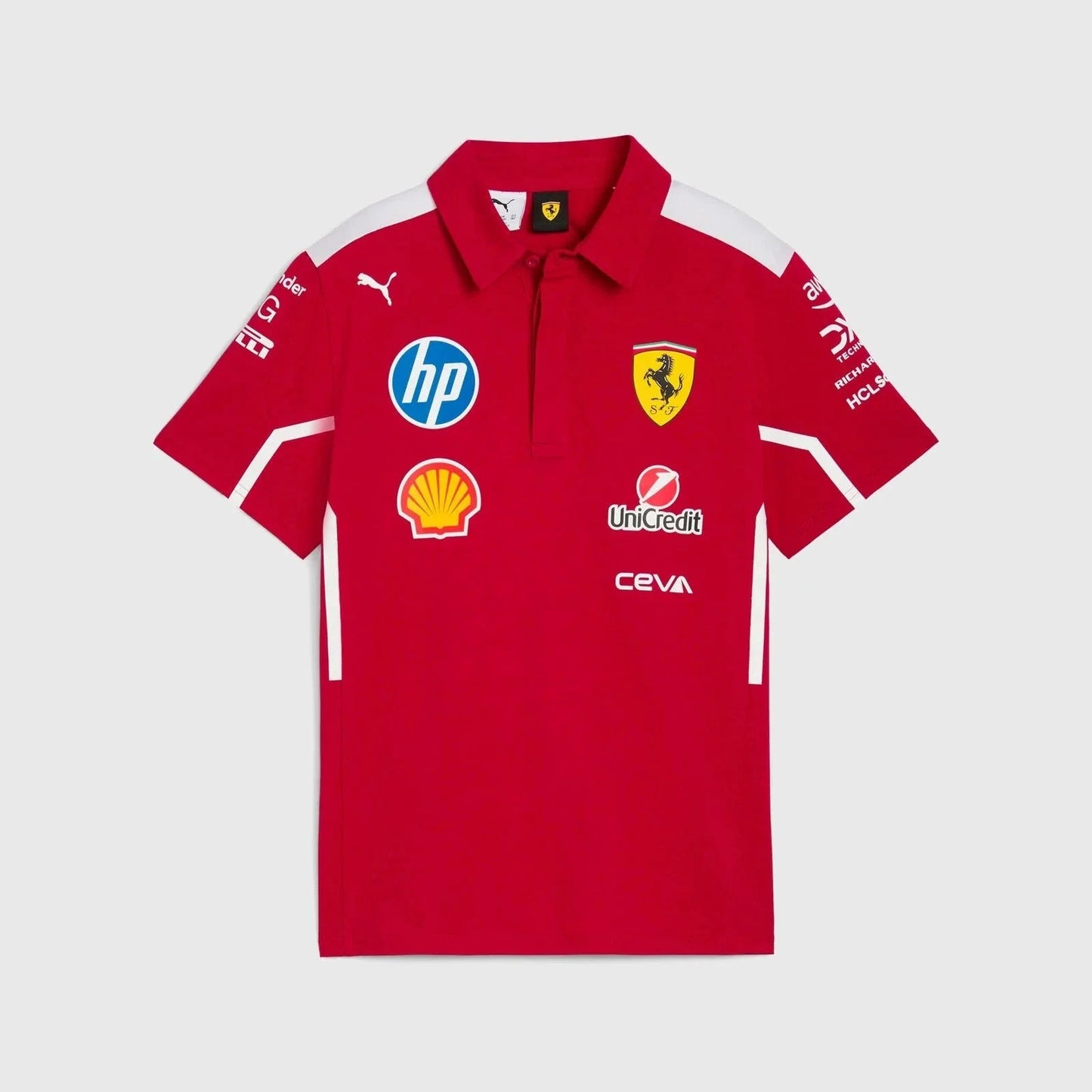Scuderia Ferrari Kids Team Polo Dark Cherry 2025-RP Teamwear